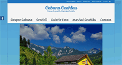 Desktop Screenshot of cabanaceahlau.ro